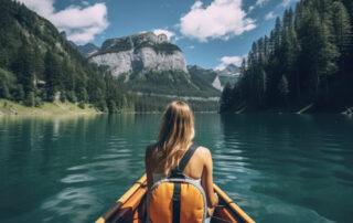 Its too risky to get into the canoe